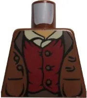 Torso LotR Jacket and Red Vest Pattern (Frodo)