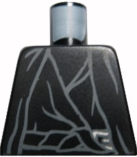 Torso LotR Ringwraith Tattered Robe, Shirt, Waist Sash with Silver Buckle, Dark Bluish Gray Contours and Wrinkles Pattern