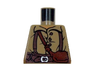 Torso LotR Shirt with Brown Belt Pattern (Samwise)