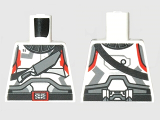 Torso SW Armor Republic Trooper (Old Republic) with Knife Pattern