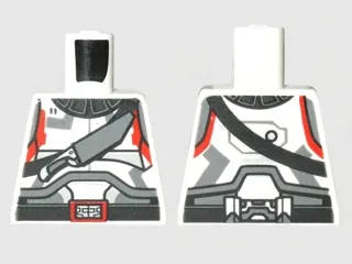 Torso SW Armor Republic Trooper (Old Republic) with Knife Pattern