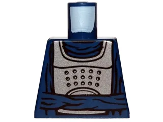 Torso Armor Flat Silver with Waist Sash Pattern (SW Bib Fortuna)