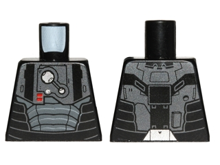 Torso SW Armor Plates with Breathing Apparatus Pattern (SW Darth Malgus)