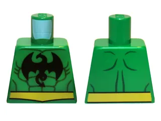 Torso Muscles Outline with Dragon Pattern (Iron Fist)