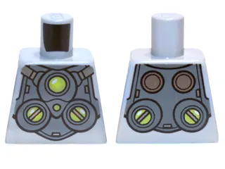 Torso Armor with Lime Circles Pattern (Doc Ock)