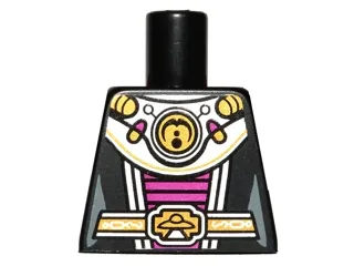 Torso Alien Female Shoulder Armor and Belt with UFO Pattern