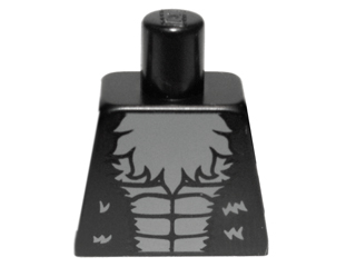 Torso Bat with Dark Bluish Gray Fur Pattern