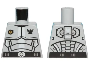 Torso Galaxy Squad Armor with Number 30 on Back Pattern
