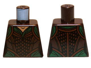 Torso LotR Tank Top over Dark Green Shirt Pattern