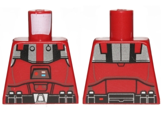 Torso SW Armor Sith Trooper with Black and Silver Pattern