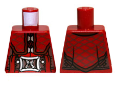 Torso LotR Coat with Plaid Collar and Large Silver Buckle Pattern