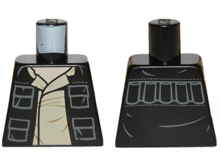 Torso SW Vest Open with Pockets over Tan Layered Shirt with Collar, Light Nougat Neck Pattern