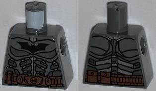 Torso Batman Logo with Body Armor and Copper Belt Pattern