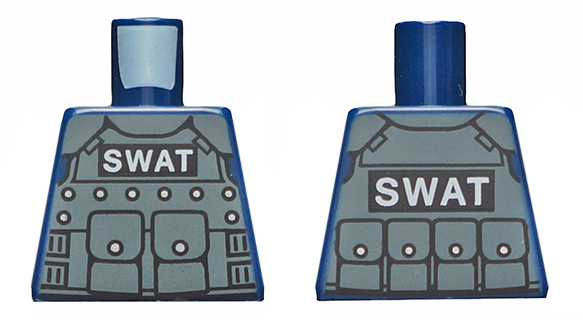 Torso Batman Body Armor with 'SWAT' Pattern