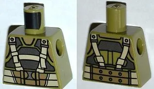 Torso Batman Body Armor with Suspenders Pattern