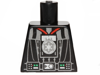 Torso SW Darth Vader Imperial Logo Medal Pattern