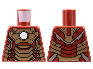 Torso Armor with White Circle and Gold Plates (Mark 42) Pattern