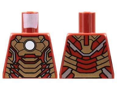 Torso Armor with White Circle and Gold Plates (Mark 42) Pattern