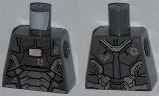 Torso Armor with '002', 'FF446',  'DANGER', and White Rectangle Pattern