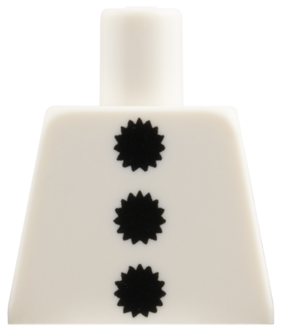 Torso 3 Black Pom Poms Pattern