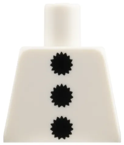Torso 3 Black Pom Poms Pattern