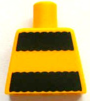 Torso Black Thick Stripes Pattern