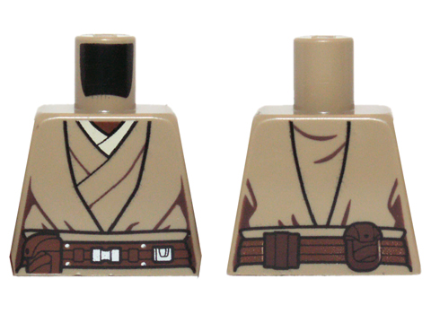 Torso SW Jedi Robe, Belt and Tan Undershirt Pattern (SW Stass Allie)