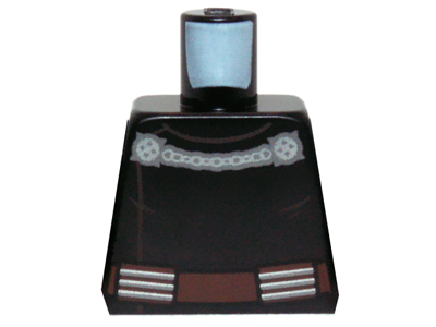 Torso SW Robe with Side Closure, Ornate Silver Clasp and Belt Pattern (Count Dooku)