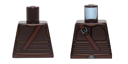 Torso SW Vest with Dark Tan Stripes and Reddish Brown Shoulder Strap Pattern