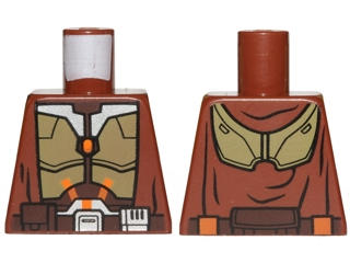 Torso SW Armor and Robe Jedi Knight Pattern