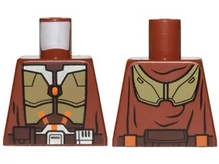 Torso SW Armor and Robe Jedi Knight Pattern