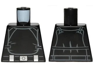 Torso SW Imperial Gunner Jumpsuit, Panel with Clasps, Belt with Silver Buckle and 2 Boxes Pattern