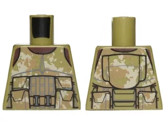 Torso SW Armor Camouflage Elite Corps Trooper Pattern