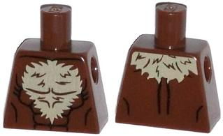 Torso Batman Bat with Tan Fur Pattern