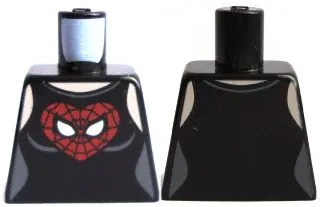 Torso Spider-Man Tank Top with Web Face in Heart Pattern (Mary Jane 5)