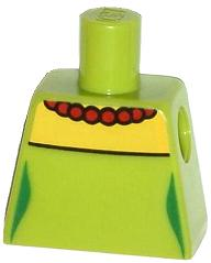 Torso Simpsons Dress with Red Necklace Pattern