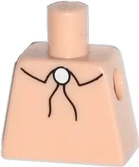 Torso Simpsons Shirt with String (Bolo) Tie Pattern