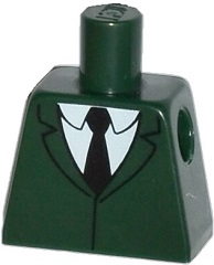 Torso Simpsons Jacket, White Shirt and Black Tie Pattern