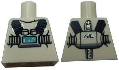 Torso Protective Suit with Back Zipper and Astor City 'AC' Pattern