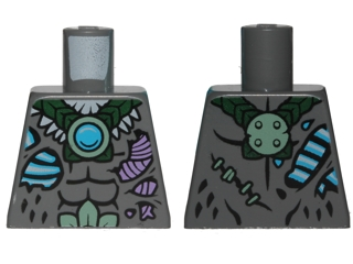 Torso Feathers, Scars and Blue Chi Pattern