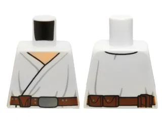 Torso SW Wrap-Around Tunic and Utility Belt with Large Pouch, Light Folds Pattern