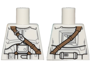 Torso SW Armor Clone Trooper with Dark Tan Diagonal Belt Pattern (Jek-14)