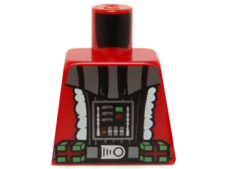 Torso Santa Jacket with White Trim and SW Darth Vader Pattern