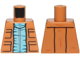 Torso SW Vest with Pockets and Medium Blue Shirt Pattern