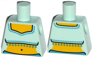 Torso Fringed Crop Top Pattern (Genie)