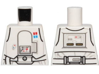 Torso SW Armor Snowtrooper Commander Pattern