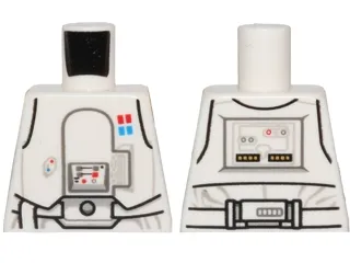 Torso SW Armor Snowtrooper Commander Pattern