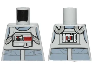 Torso SW AT-AT Driver with Sand Blue Jumpsuit, Bib with Breathing Apparatus and Pipes on Back Pattern