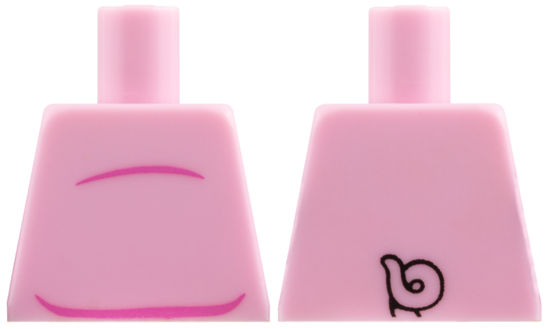 Torso Stomach and Pig Tail on Reverse Pattern