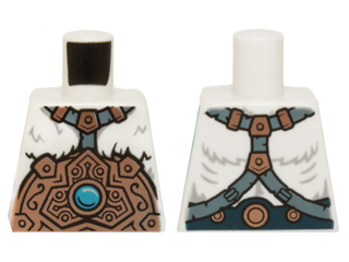 Torso Fur with Copper Armor and Ice Chi Emblem Pattern